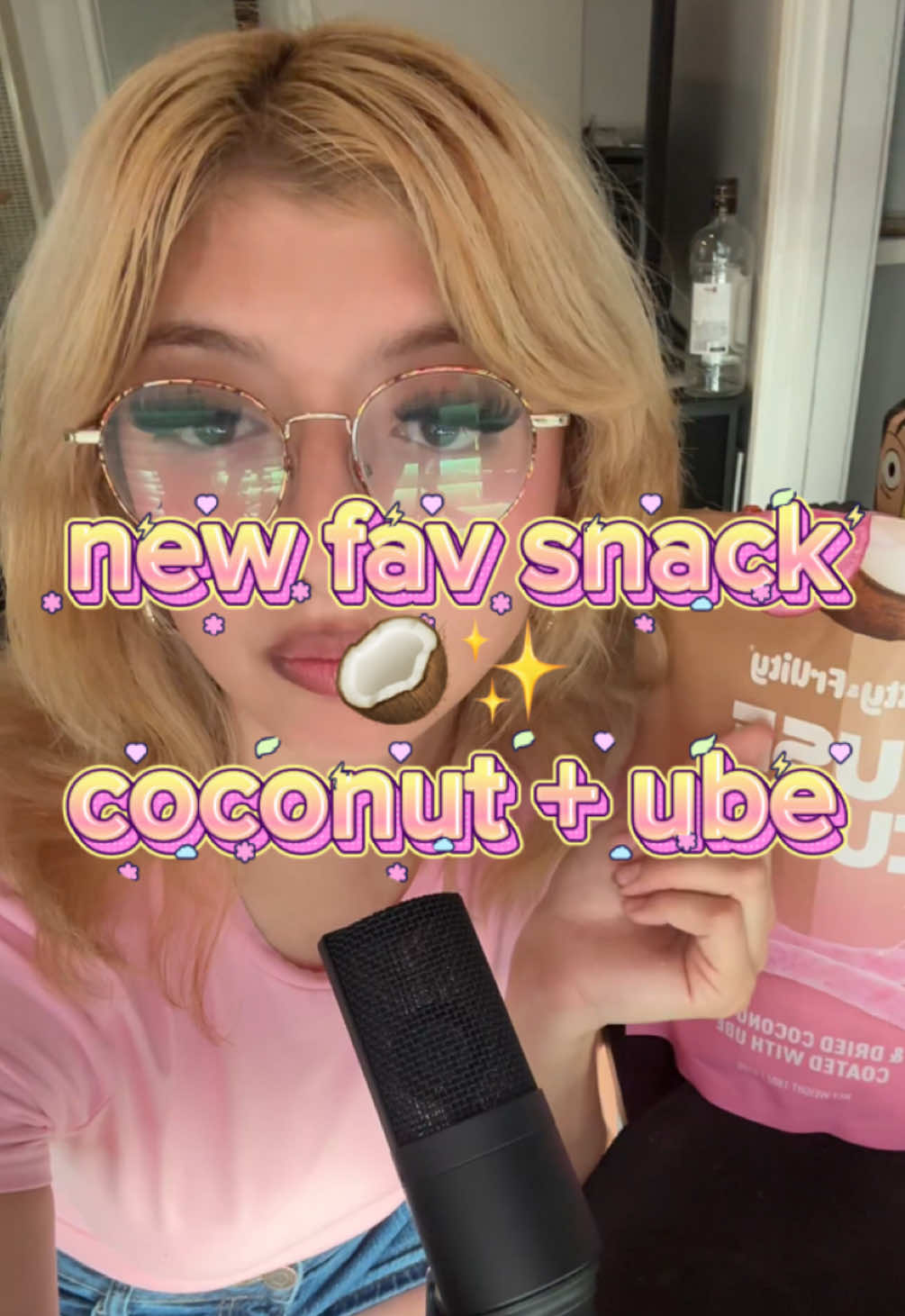 found these nutty and fruity fuse cuts at costco :D has ube + coconut 🥥✨ so delish 😋@Nutty & Fruity