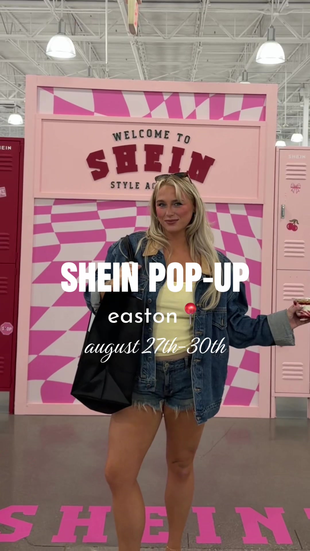 COLUMBUS FRIENDS you have to stop by Easton August 27th-30th to check out the @SHEIN US pop-up!!🤭🤍whether it’s back...