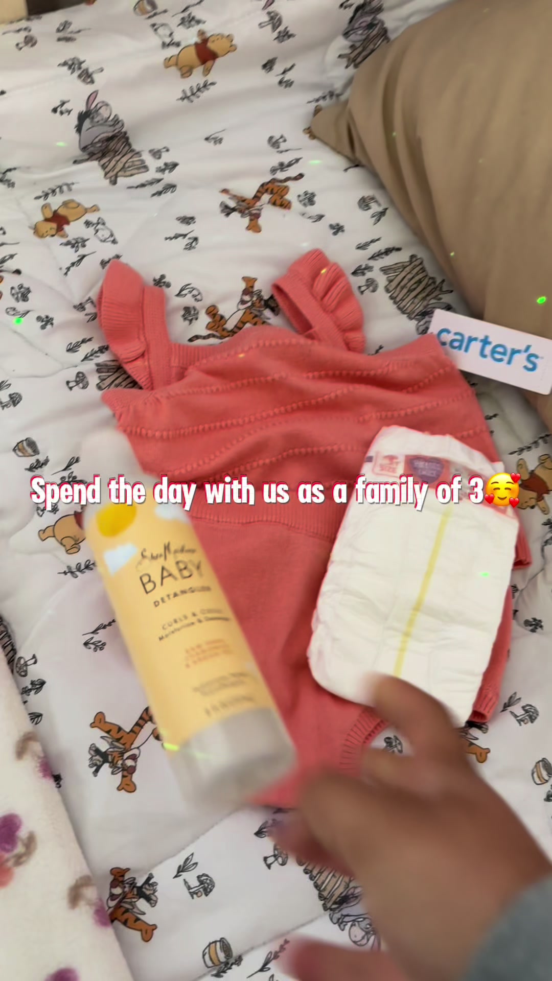 Spend the day with us as a family of 3🥰#blackgirlvlogs #fyppppppppppppppppppppppp #fypシ゚viral #postpartum #familytim...