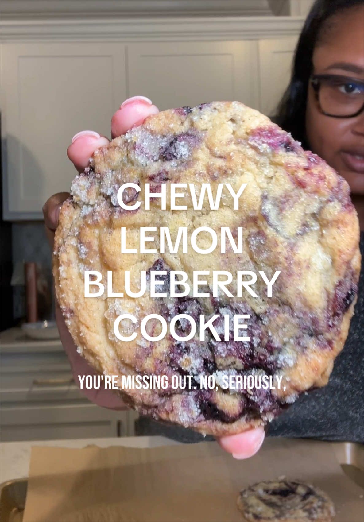 full recipe is on my Substack for the BEST chewy lemon blueberry cookies 🍋🫐 recipe inspo/cred:@Rachel @NYT Cooking...