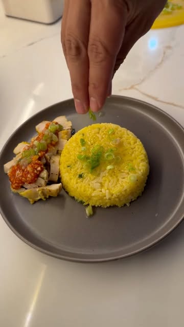 The first meal in the new kitchen had to be something worthy. Tender chicken, aromatic rice, ginger, garlic, and ever...
