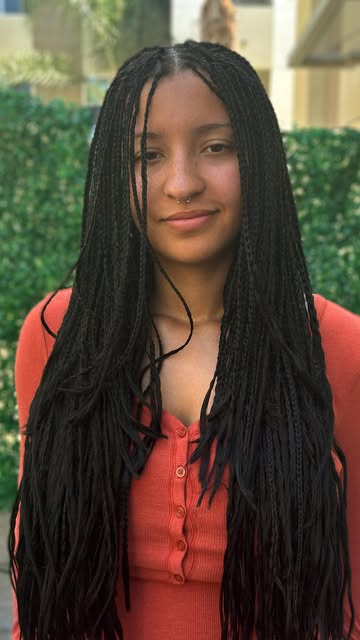 ✨Fresh new look for my girl 💞 Such a beauty 💕 @kjbraids00 @kj_iamenough #braids #beauty #hair #stylist socalbraider