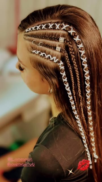 🔥 @sculptstylebykj @kj_iamenough #beauty #hair #braids #stylist #sanmarcosca