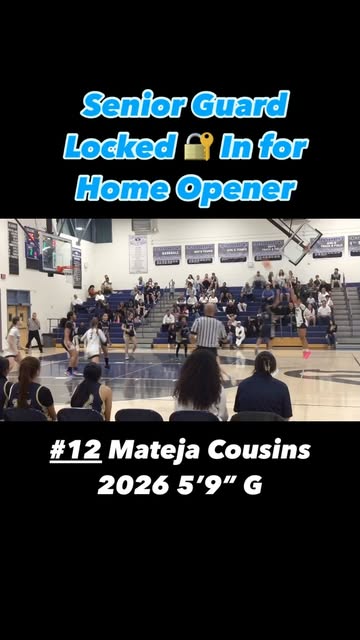 2026 Mateja Cousins 5’9” G. @teja0230 was easy to spot with her neon pink sneaks. But her game is as dynamic and neon...