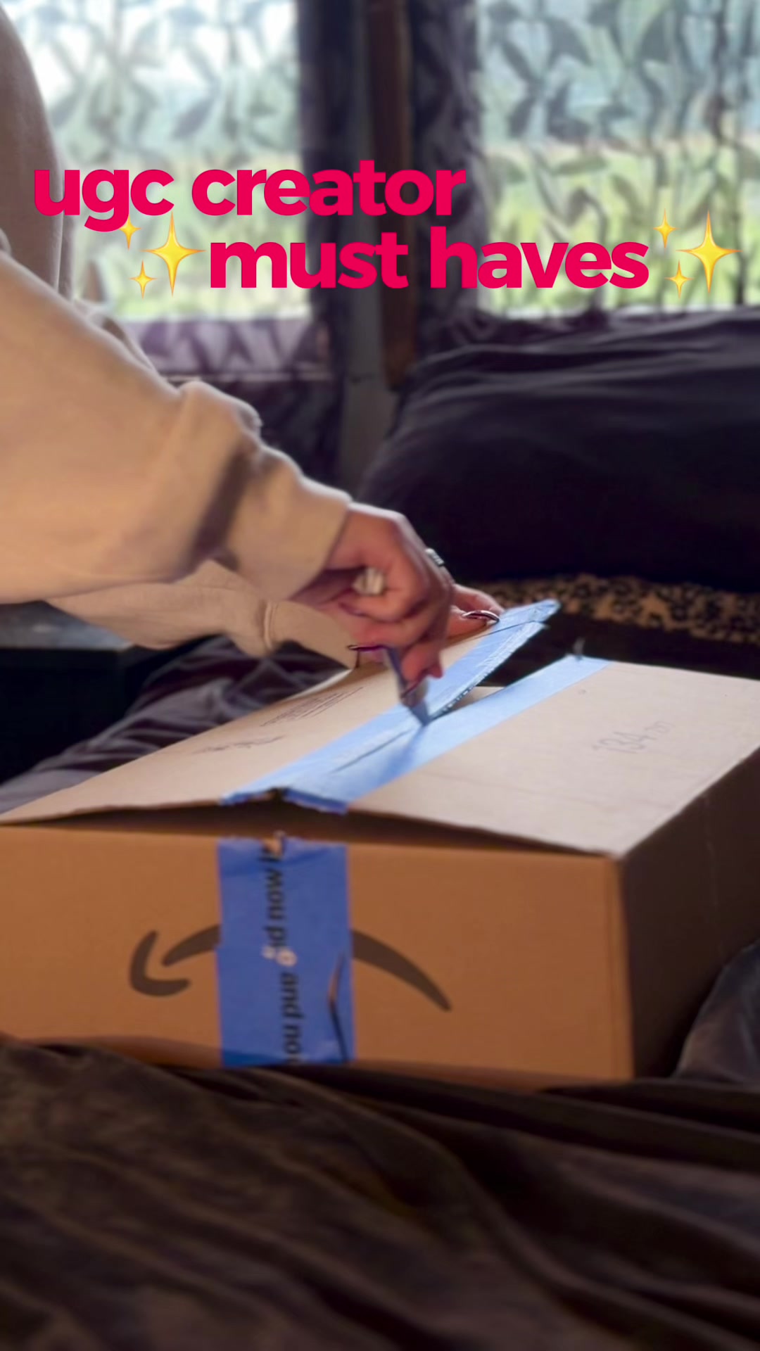 Making videos has gotten so much easier ✨🎀 #ugc #unboxing #amazonhaul #creatortools #fyp