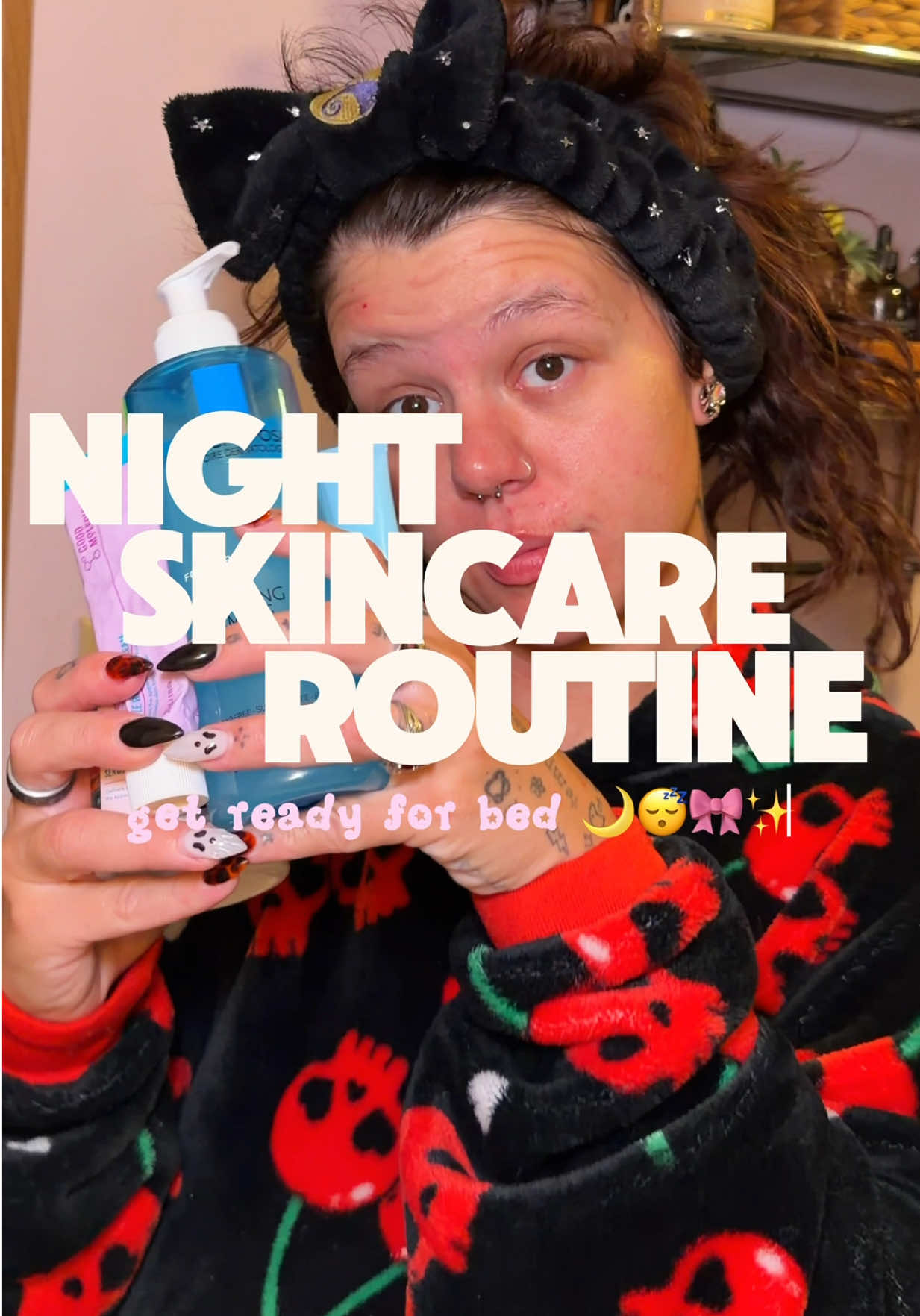Nightly therapy sesh ⭐️ #getuntreadywithme #nightroutine #fyp #creatorsearchinsights #skincare