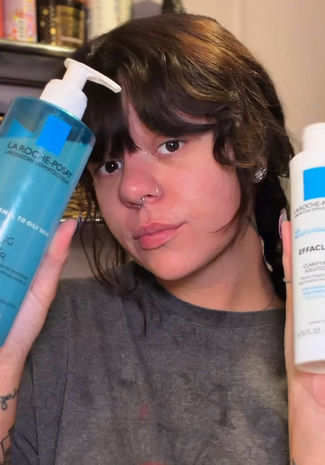 Practice ad I did for @LaRochePosayUS. It’s hard to think about how my skin used to look, but these skincare products...