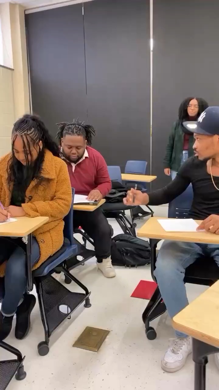 When you get caught cheating on a test