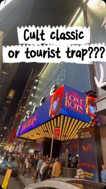 Spent my 31st birthday at The Lost Boys on Broadway 🧛 I kept waiting for something to pull me out of it… nothing did...