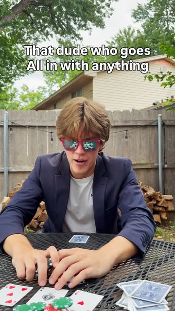 We all know that dude that goes all in with NOTHING. #allin #poker #texasholdem #purepoker #pokerface