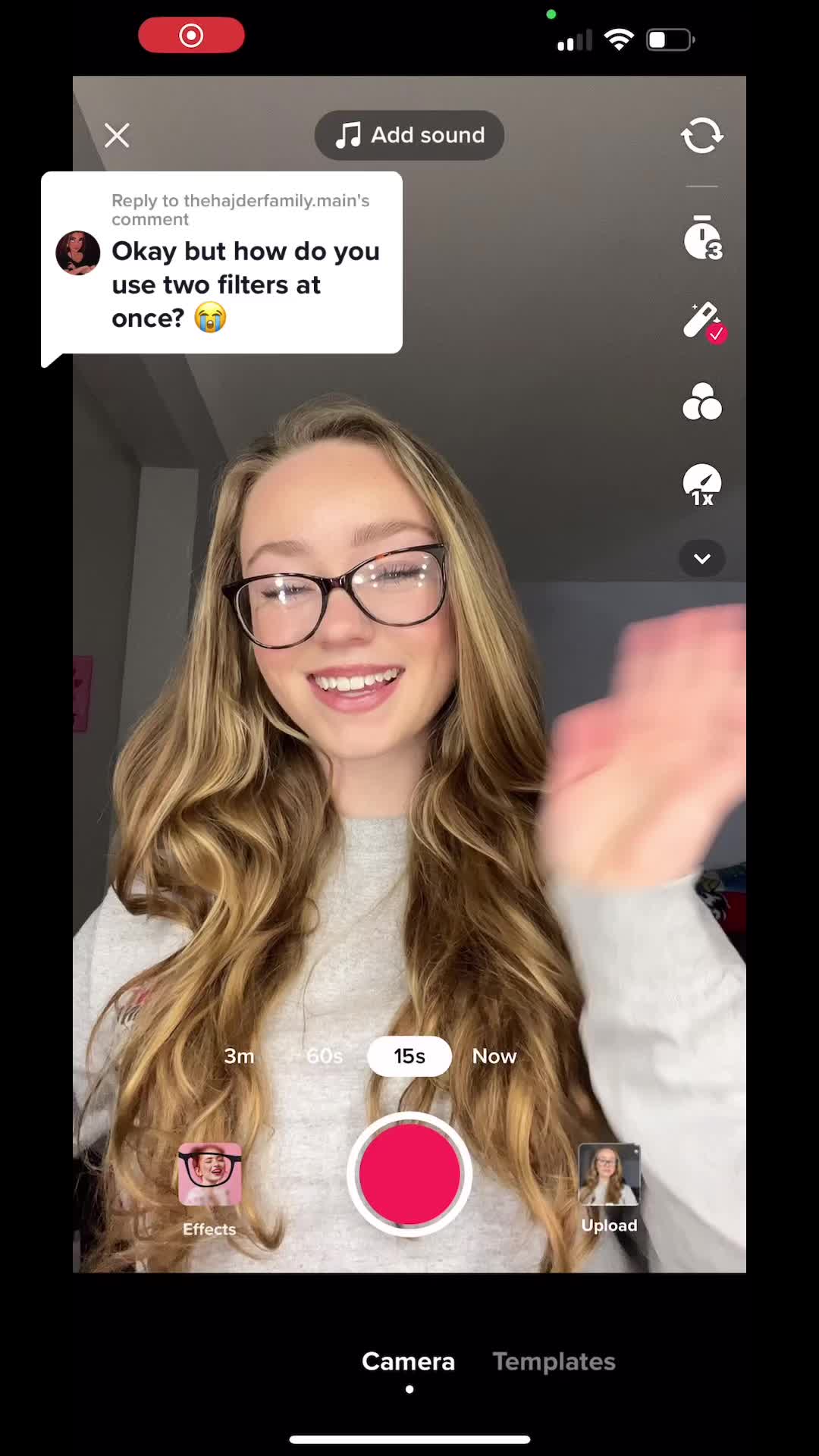 Replying to @thehajderfamily.main Hey! This is how i was able to use two filters on my last video. I hope this helps❤️