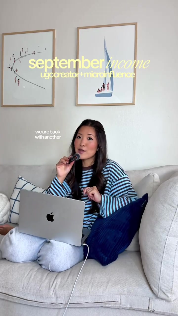 Here's how much i made from content creation, ugc, and affiliate links in September. I have a total following of 30k...