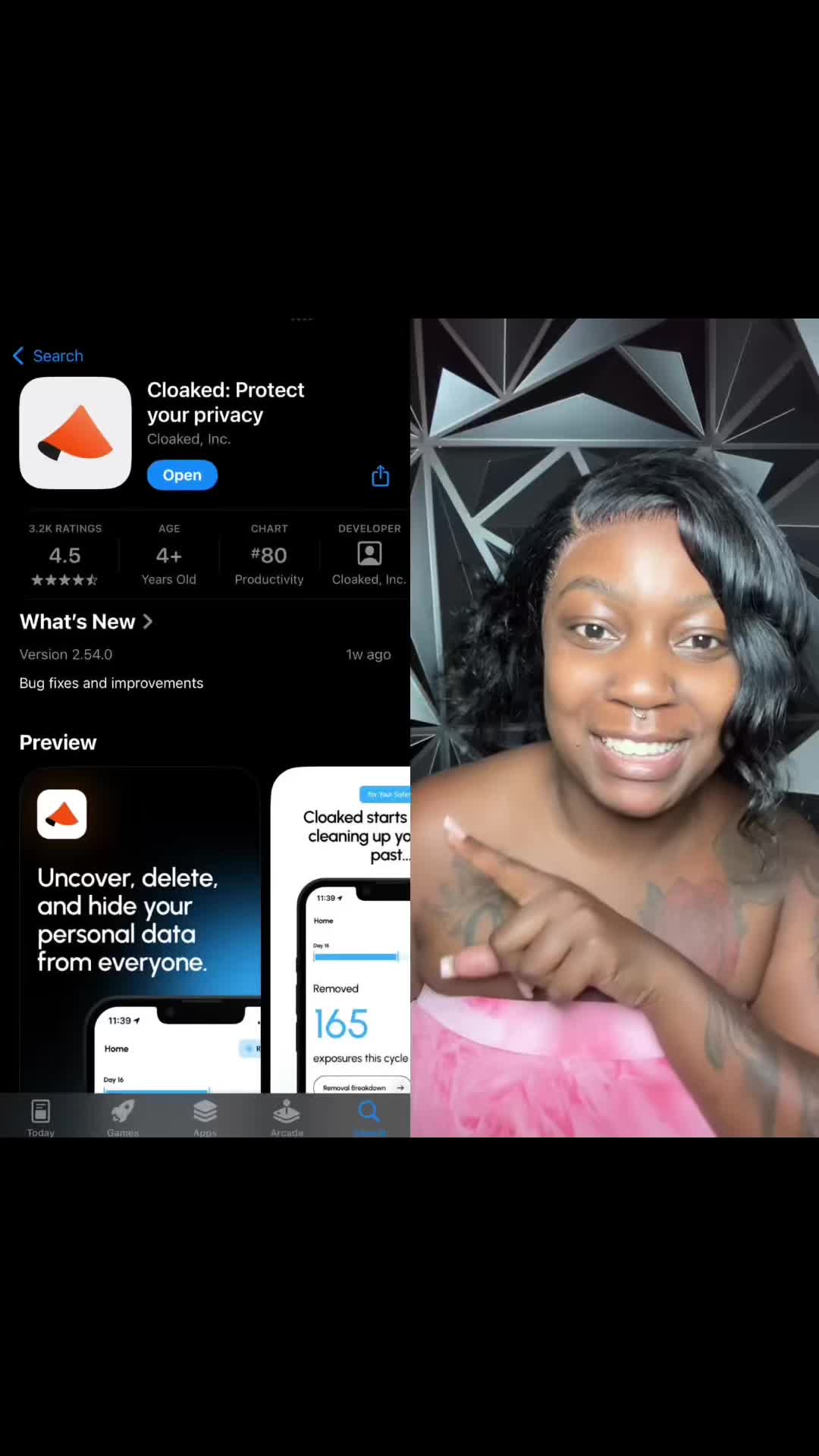 Download CLOAKED today & keep the $cammers away! #fyp#CapCut