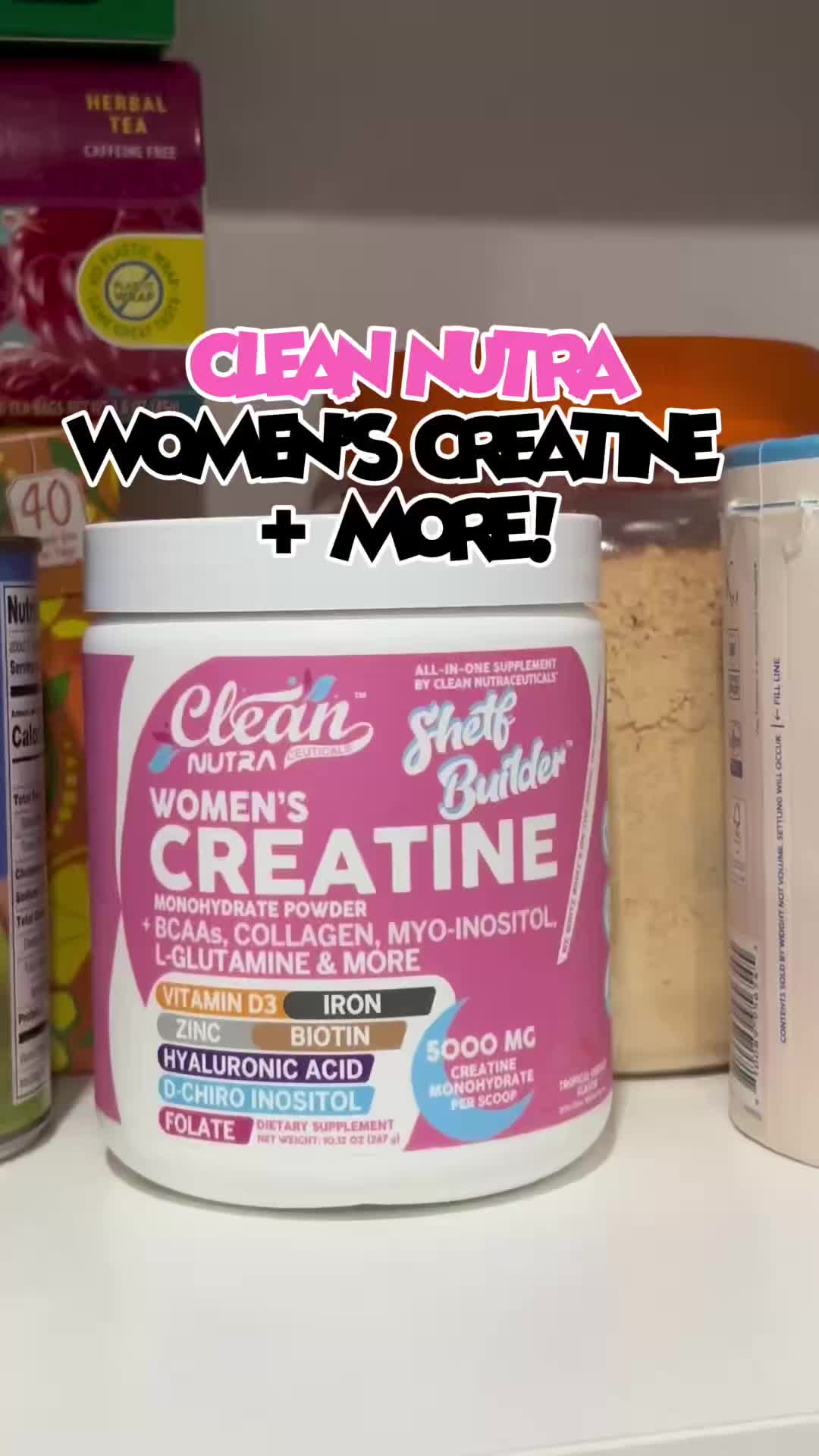 Simplifying my supplement routine one scoop at a time 💕 I love an easy all-in-one moment! Shop the Clean Nutra Women...