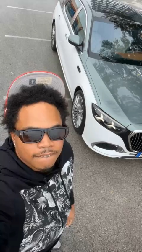 Me driving a Maybach