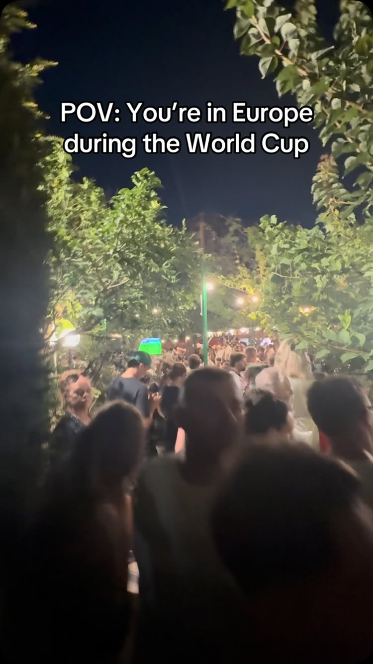 Europe during the World Cup is 1/1 experience #viral #worldcup #europe #travel #soccer