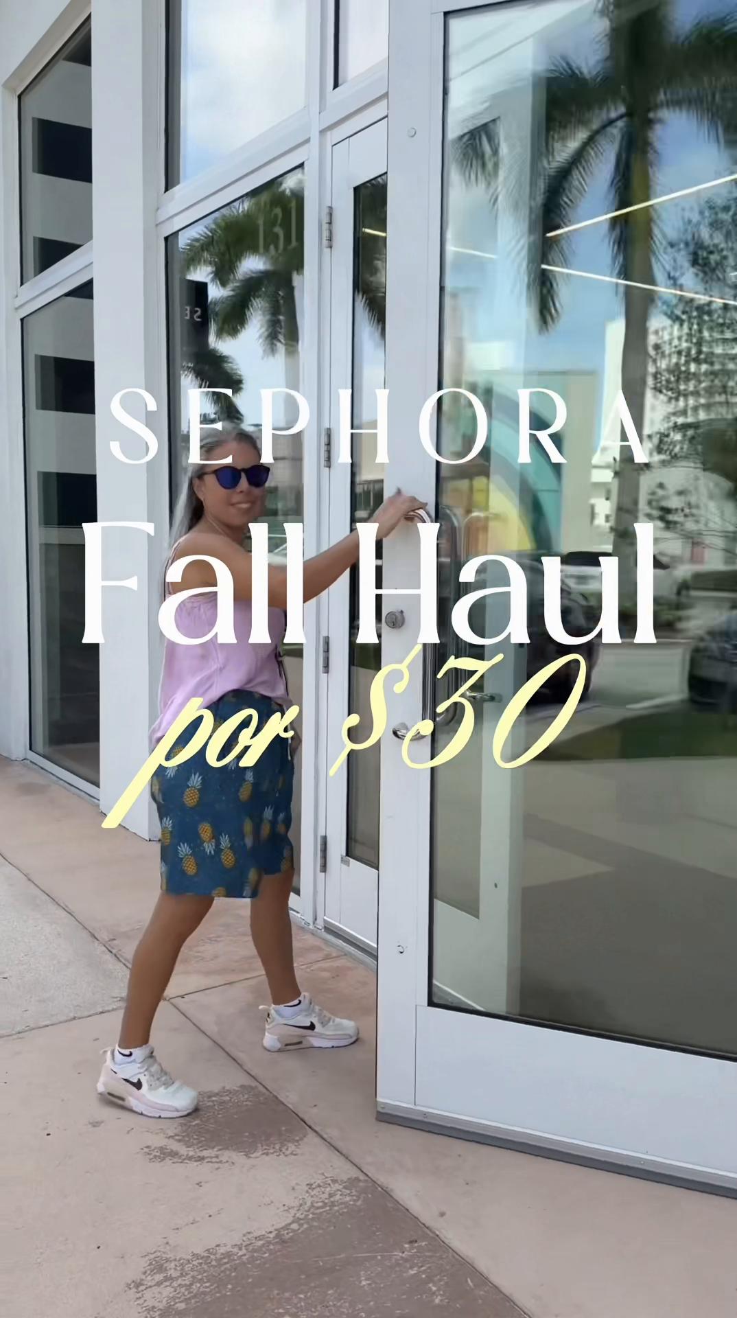 ¡El reto de otoño está servido! 🍂🍁🍂🍁🍂🍁🍂🍁🍂🍁🍂Fui a Sephora a ver qué podía conseguir por 30 dólares y logré...