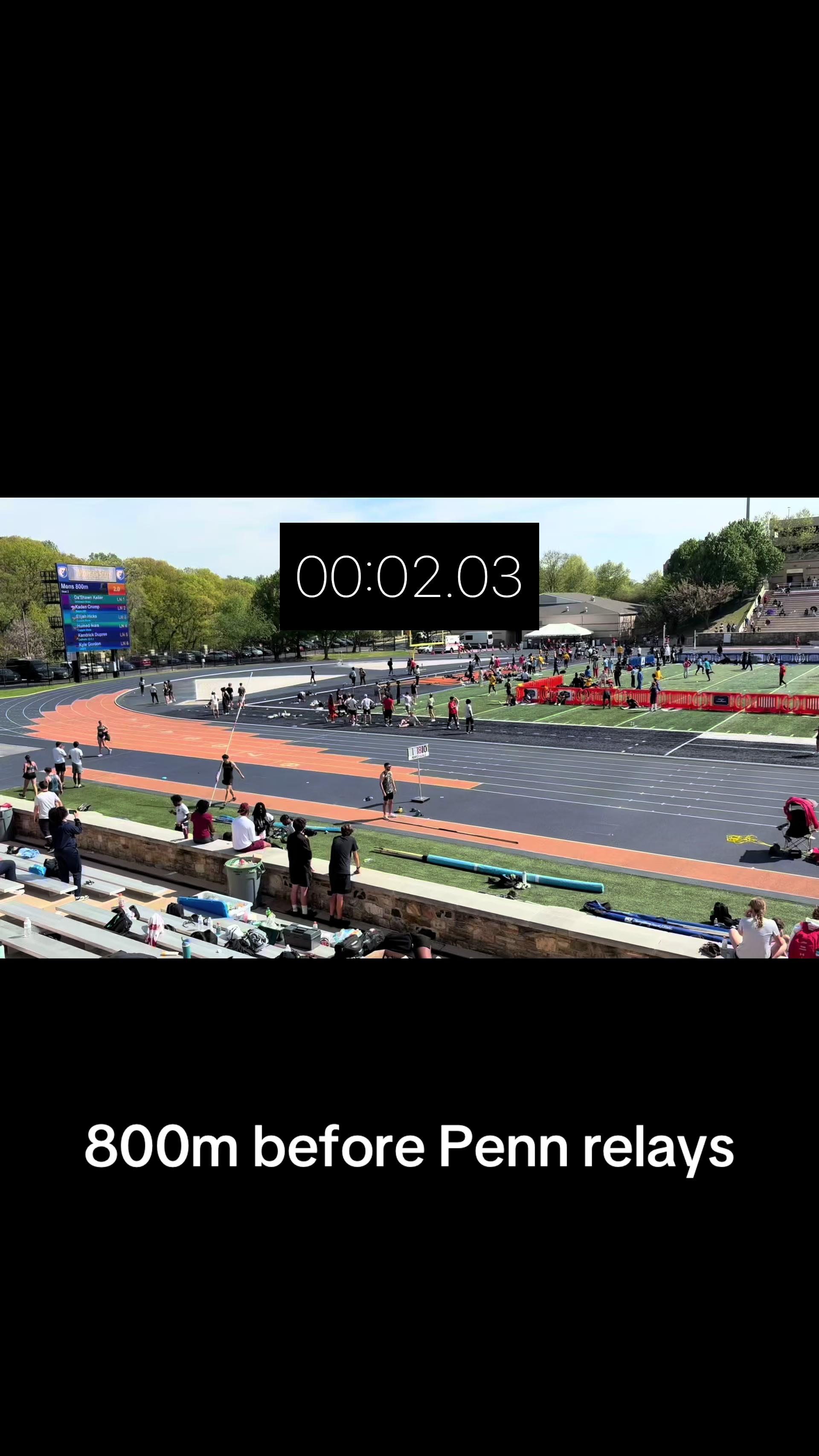 Got out a little more aggressive #trackandfield #running #runner #800m