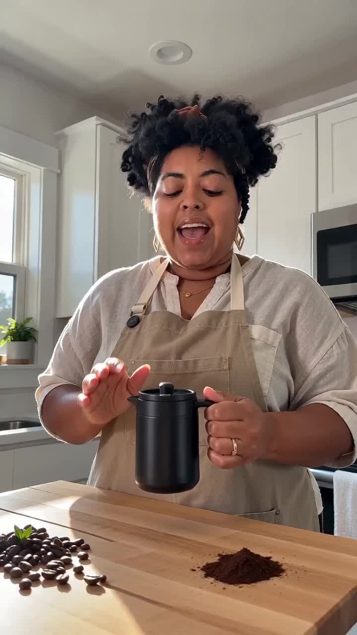 Create a natural, realistic Amazon product promotion. I am the model, speaking directly to the camera in English. Sho...