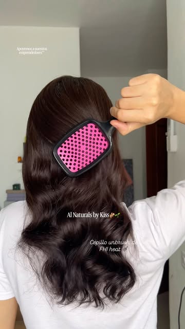 Línea completa @alnaturalbykiss Cepillo anti quiebre @fhiheat