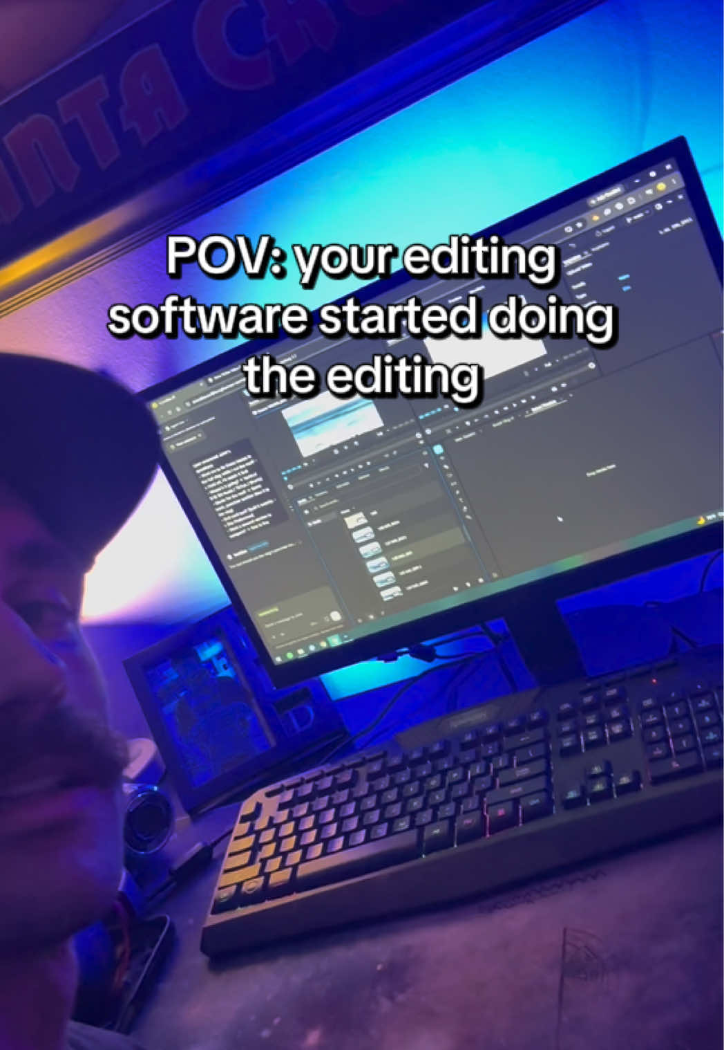 They said video editors don’t sleep. I might be able to now😂 this is how i edit #videoediting #howiedit #editorlife...