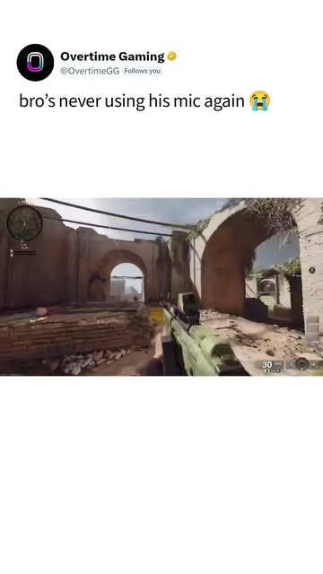 I FEEL BAD FOR BRO, HES NEVER GONNA USE HIS MIC AGAIN 😭 #cod #bo6 Credit: scubaryan_