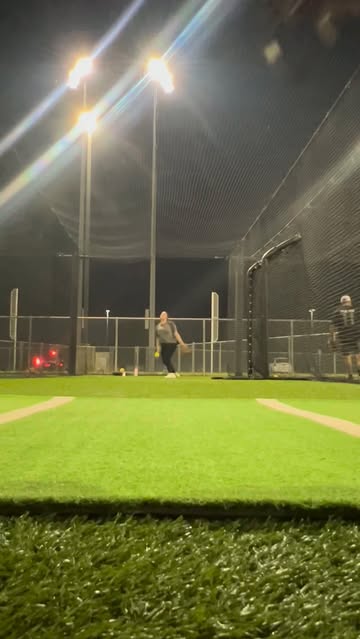 Great day of pitch practice! #cooked #softball