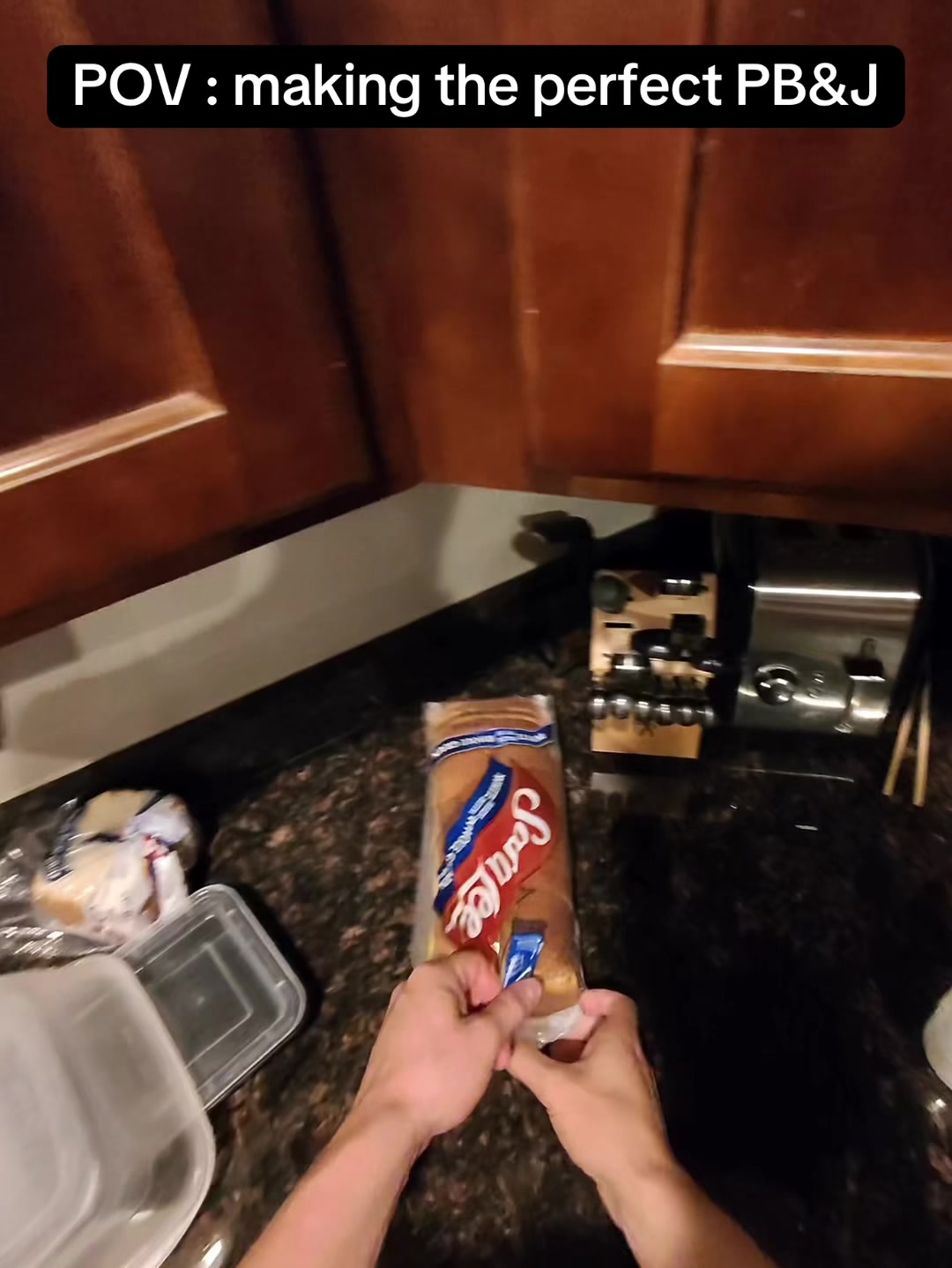 POV : making the perfect PB&J #peanut #butter #fyp