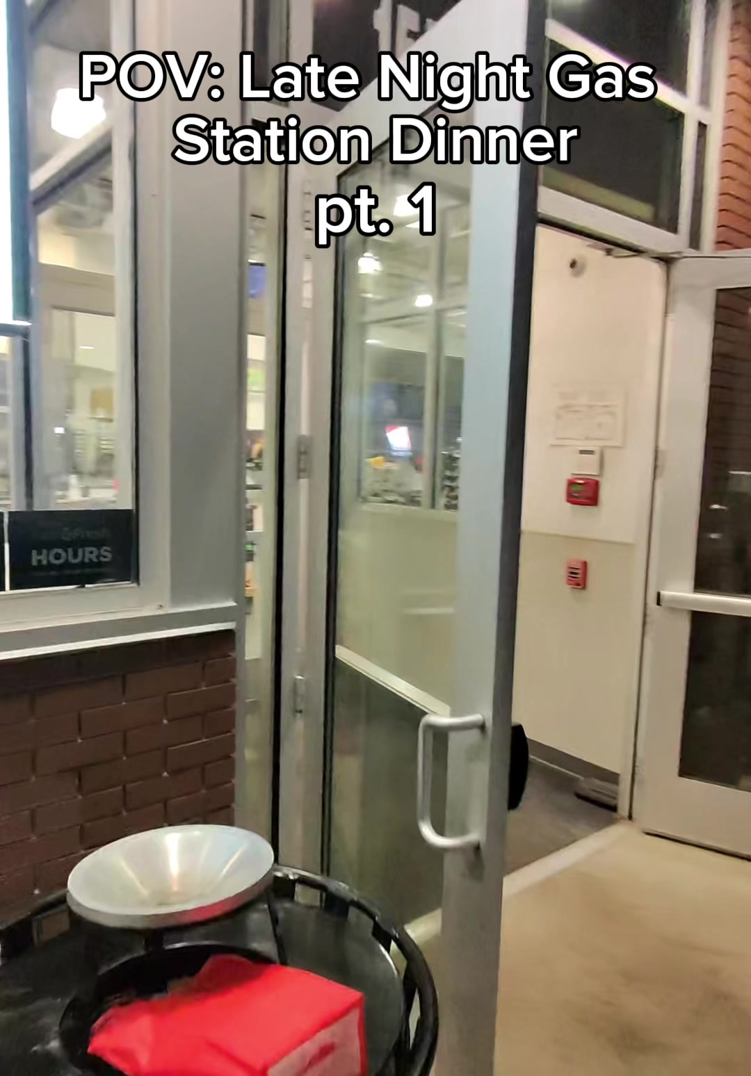 Gas Station Dinner - pt 1 #funny #viral #raybanmeta #relatable