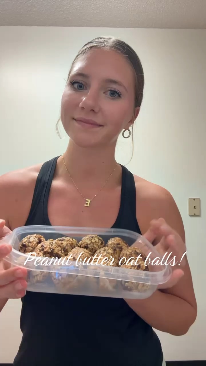 Peanut Butter Oat Balls with Uber Eats!