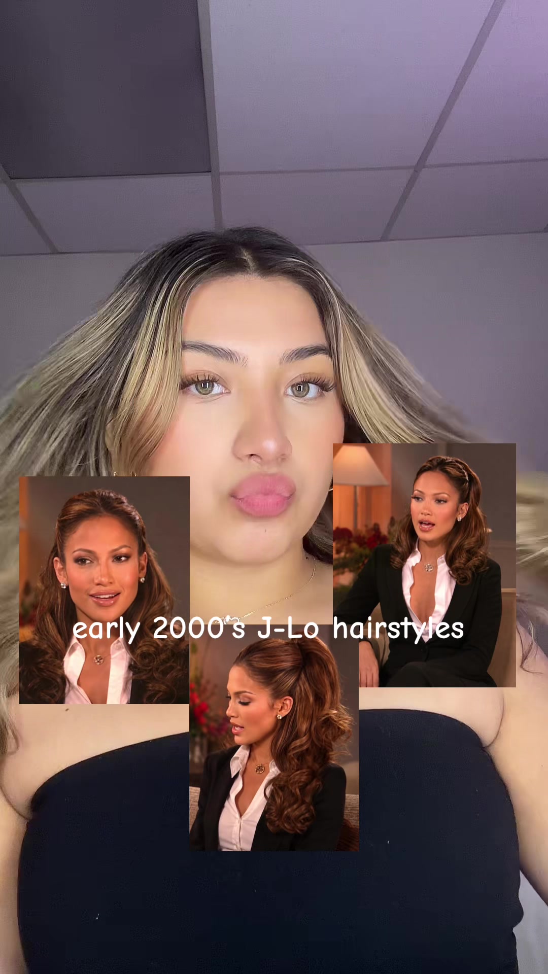 Can you tell I’m obsessed #y2kaesthetic #hairstyle #hairinspo #jlo #2000sfashion