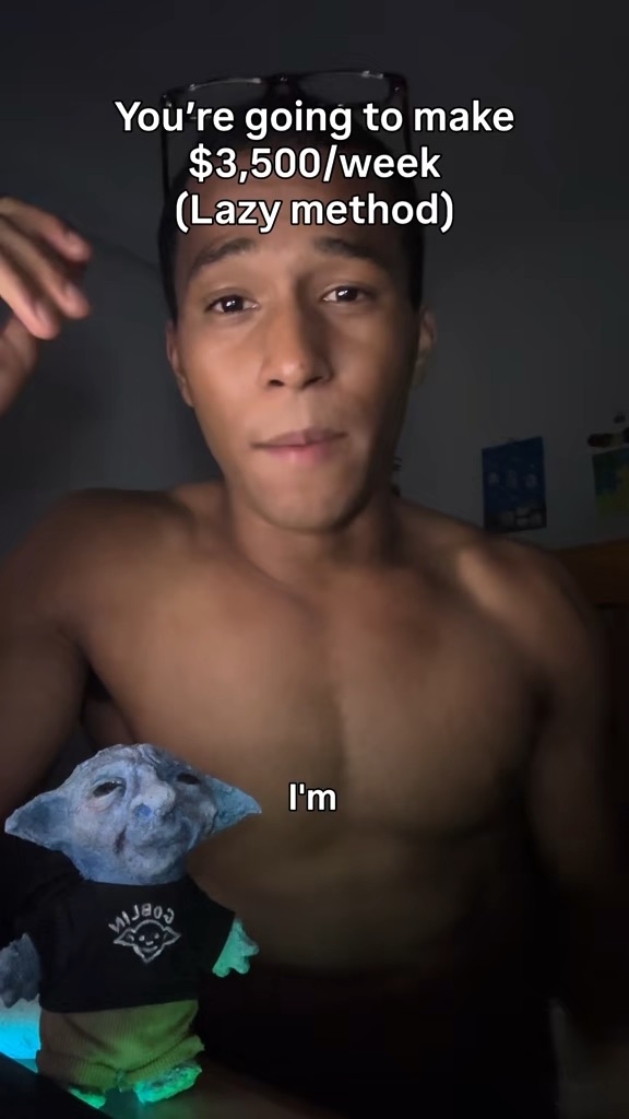 Lazy side hustle video