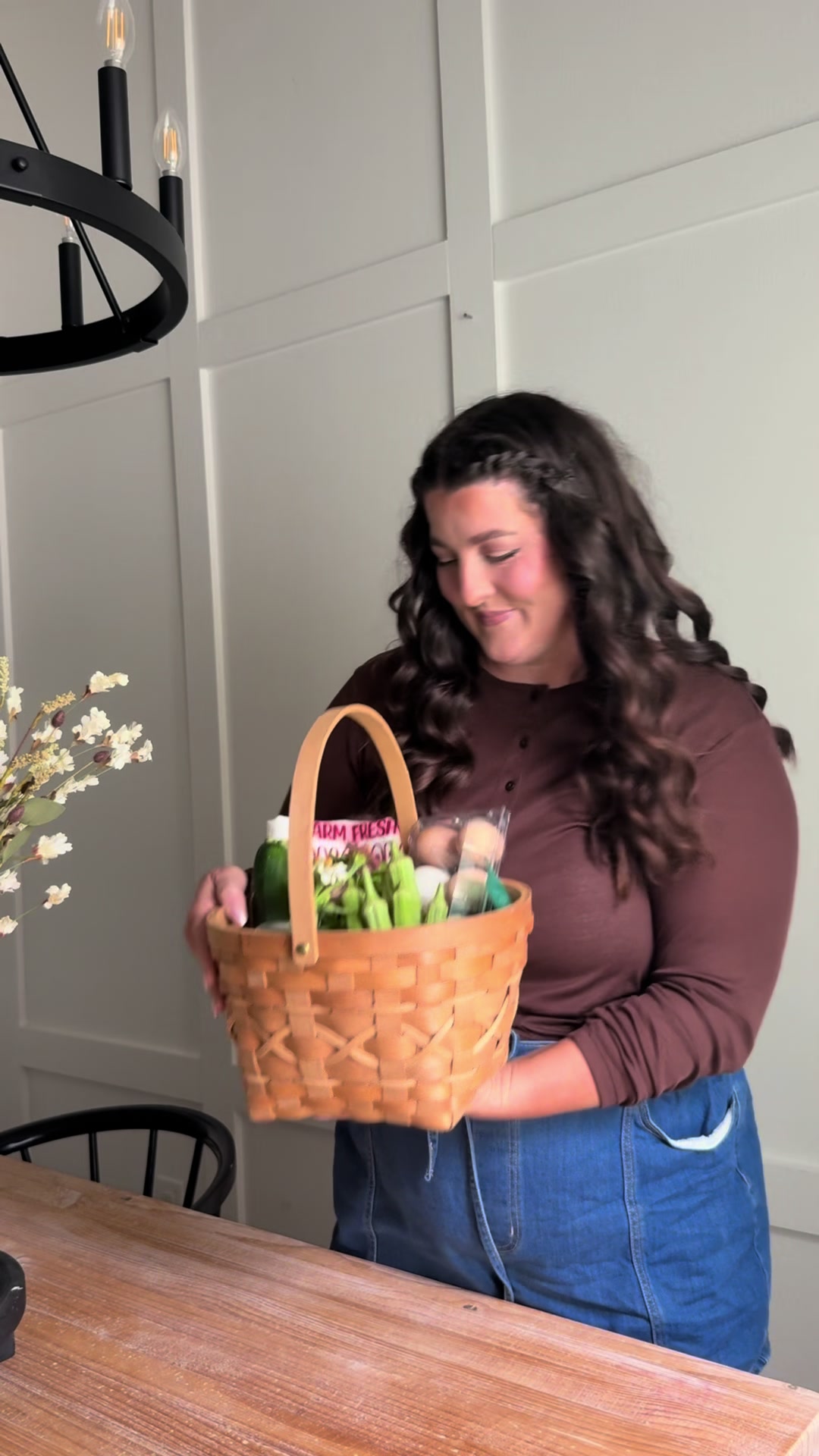 For the next time you need a hostess gift.🤎 #hostgiftideas #giftideas #gardenbasket #gardening #giftsforher