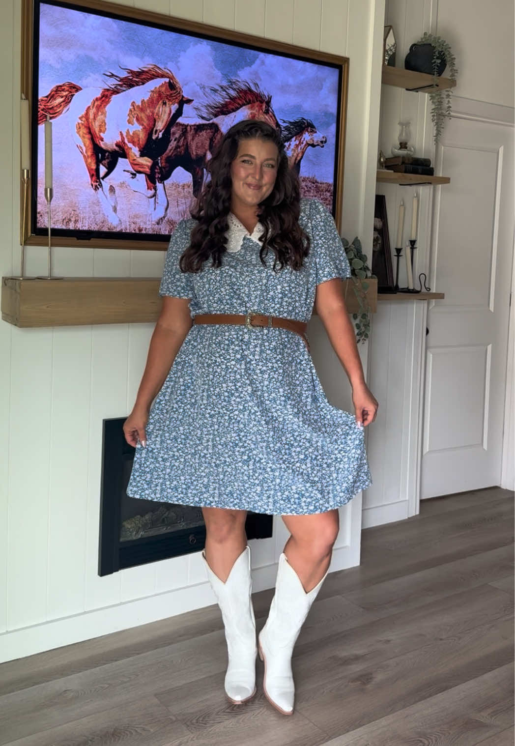 Thrift store try-on as a midsize girlie🤎 #thriftstoretryon #thrfited #thriftstorefinds #thrifting #thriftstorehaul