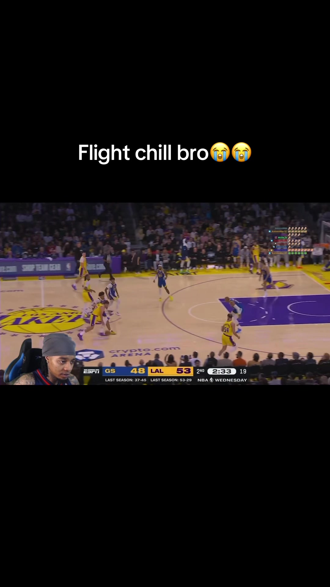 It’s their first game dawg 🫩✌️#flightreacts #flight