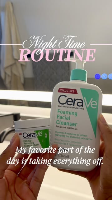 POV: After a long day, all you want to do is take EVERYTHING off. 😮‍💨 #CeraVe #CeraVeSkincare #SkincareRoutine #Ski...