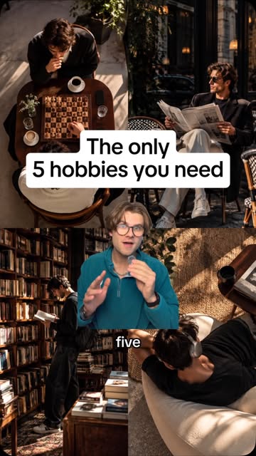 You only need 5 hobbies #selfgrowth #motivation #hobbies