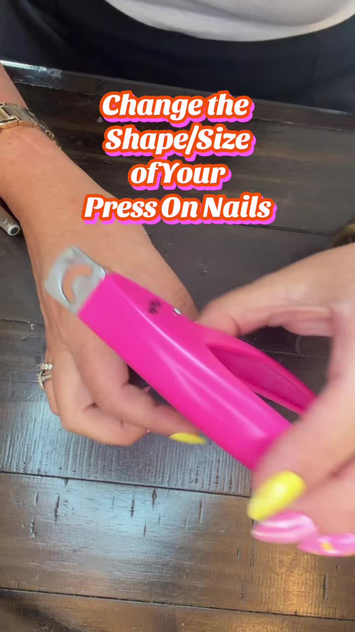 This is an easy tool to use to change the length and shape of your press on nails! @Red Aspen #nailtok #redaspenlove...