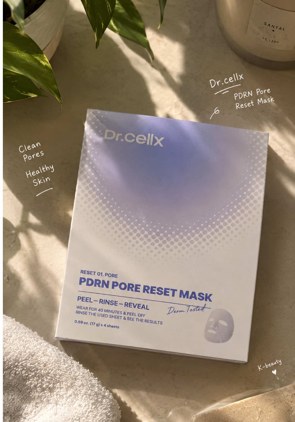 ¿Qué esconderá esta mascarilla? 👀💧 Probando la PDRN Pore Reset Mask de Dr.cellx. @dr.cellx #drcellx #PDRN #facemask...