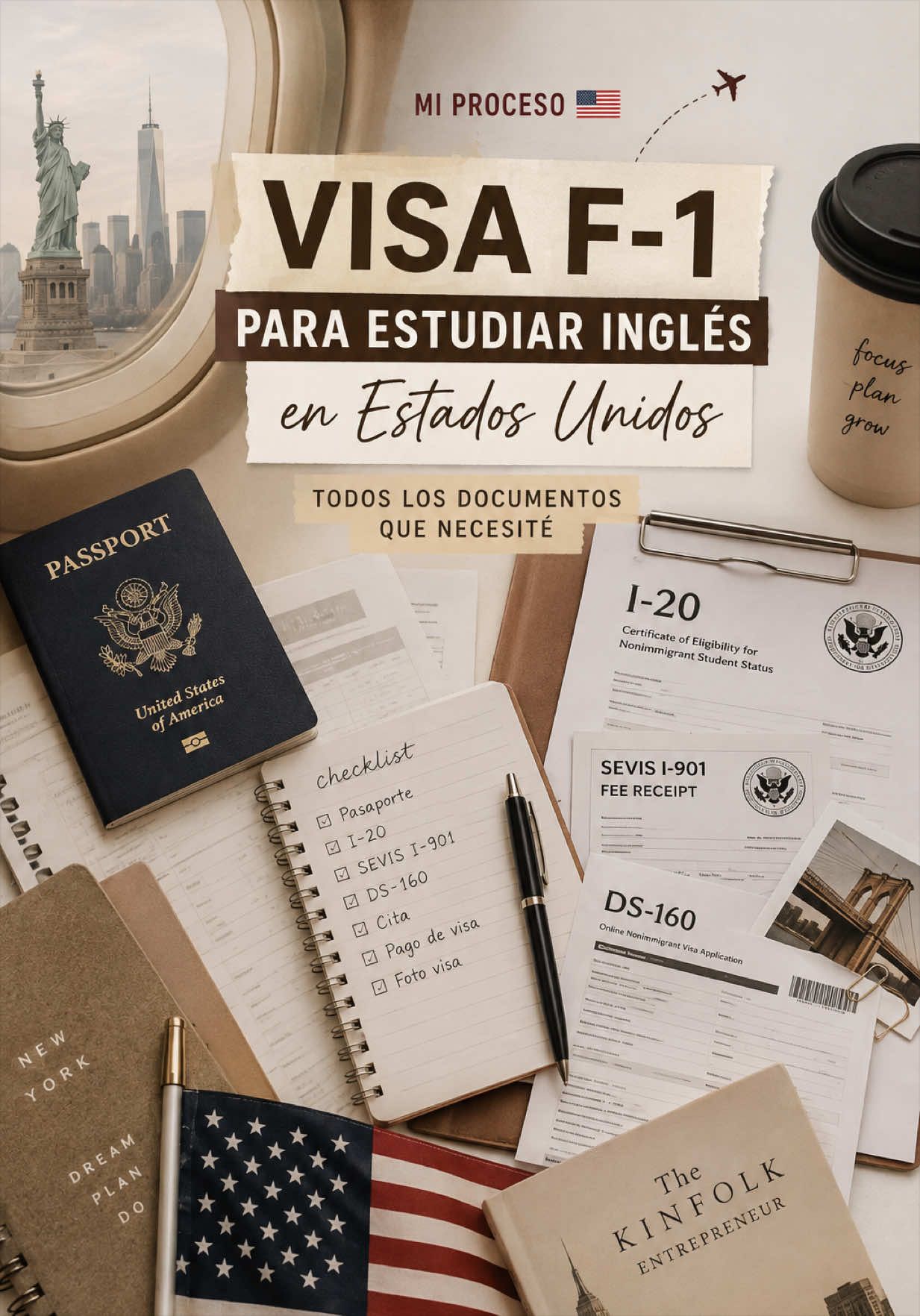 🇨🇱✈️ De Chile a Estados Unidos 🇺🇸: así fue el proceso que hice para venir a estudiar inglés con una visa F-1. Te...