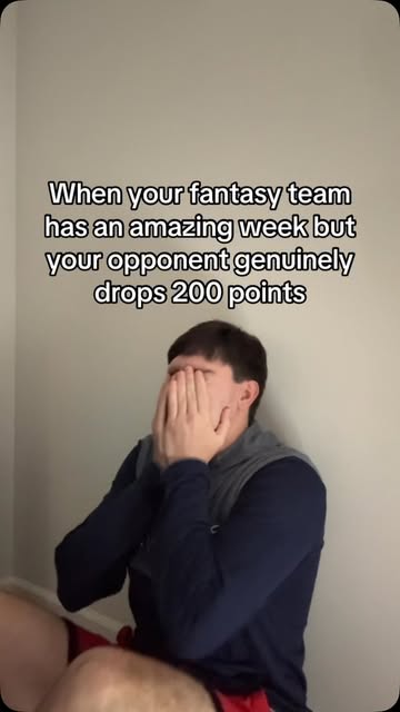 Fantasy football brings out all the emotions… Had the best player in 3 positions and still lost 😭 #fantasyfootball #...