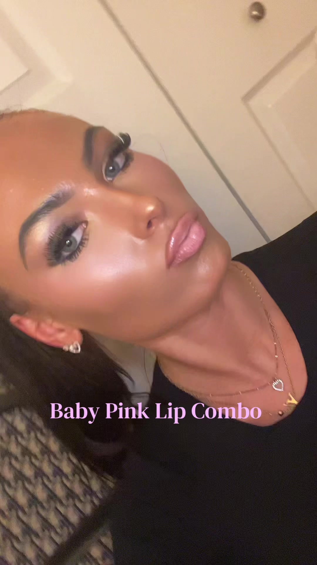 Obsessed with this lip combo 🎀 @M·A·C Cosmetics – Whirl @Huda Beauty Faux Filler – Glassy @patrick ta Liquid Transit...