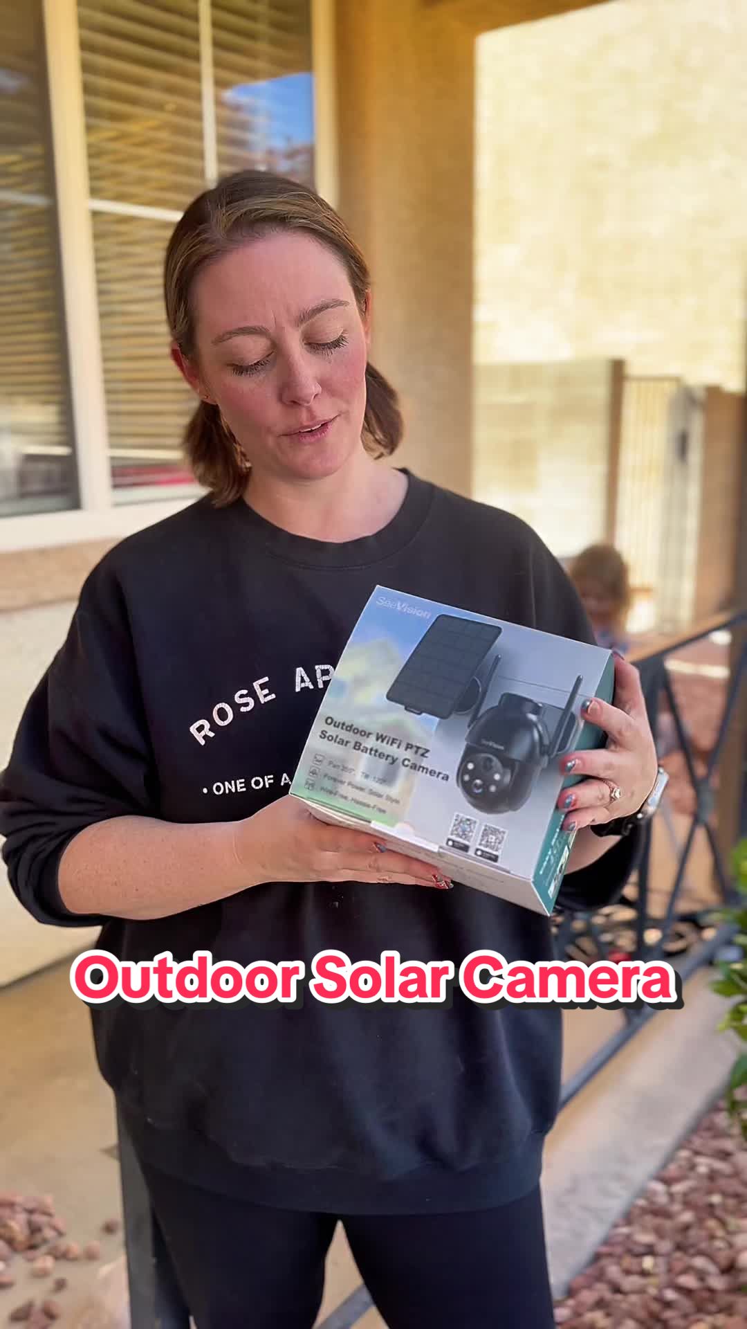 This solar cam is amazing! It has so many awesome features. We are loving it!!! Grab one for your house too 👏🏻 #tik...