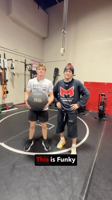 Funky Friday MEDBALL COMP The Team: @caden_gousetis @tallenp06 yashuaamen @stevenbuddemeyer @kade_king5 #maryvillesai...