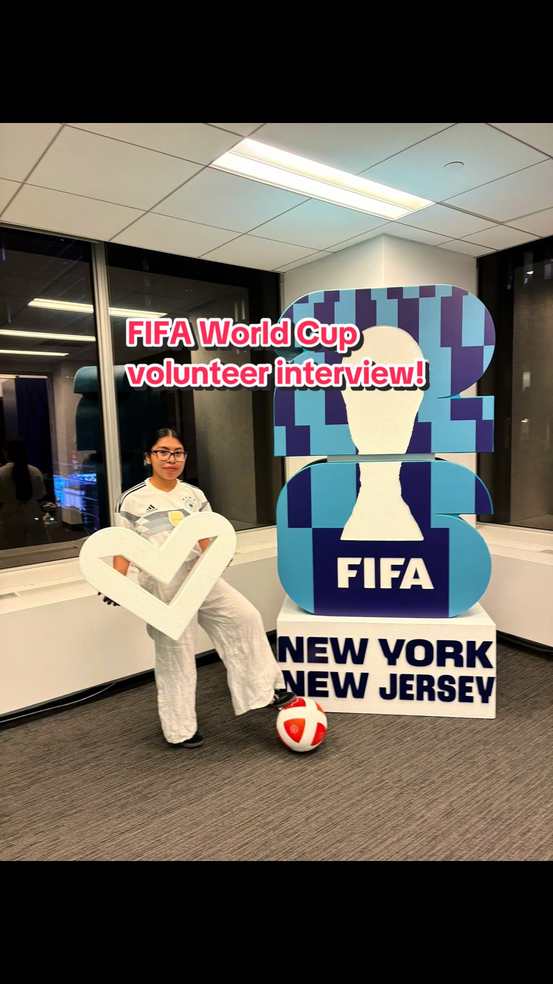 FIFA would cup volunteer interview video! #FIFAWorldCup #FIFA2026 #FIFAVolunteer #WorldCup2026 #SoccerVolunteers