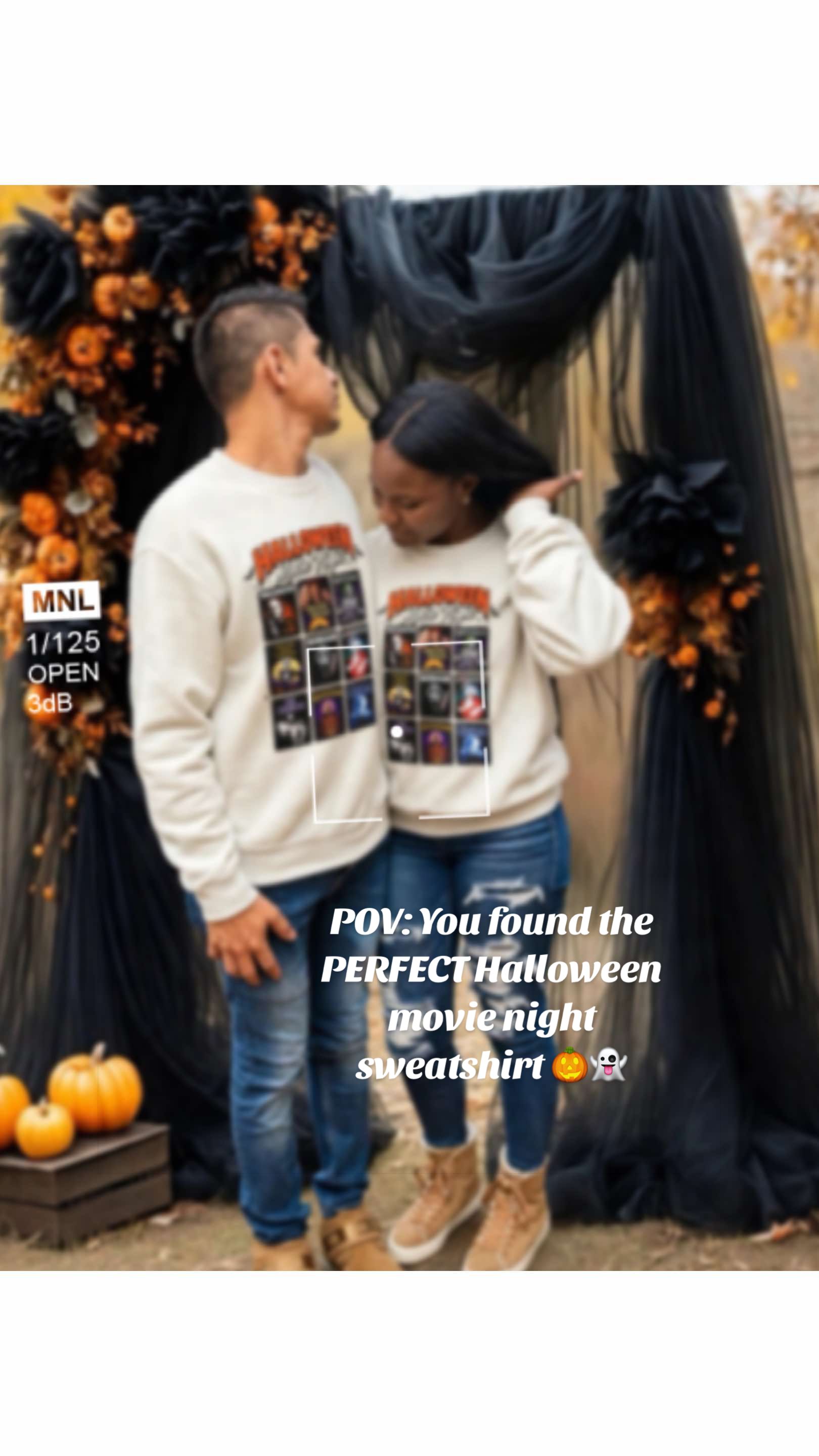 🎃 Halloween movie night just got better! 👻 Okay couples, I need to know 😂👇🏽 Which Halloween movie are YOU watchi...