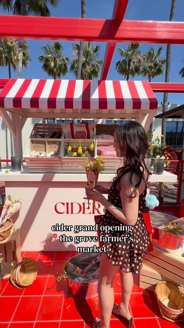 Ty @shopcider for inviting me out to shop! Happy grand opening at @thegrovela farmer’s market. 🍎Top from @shopcider...