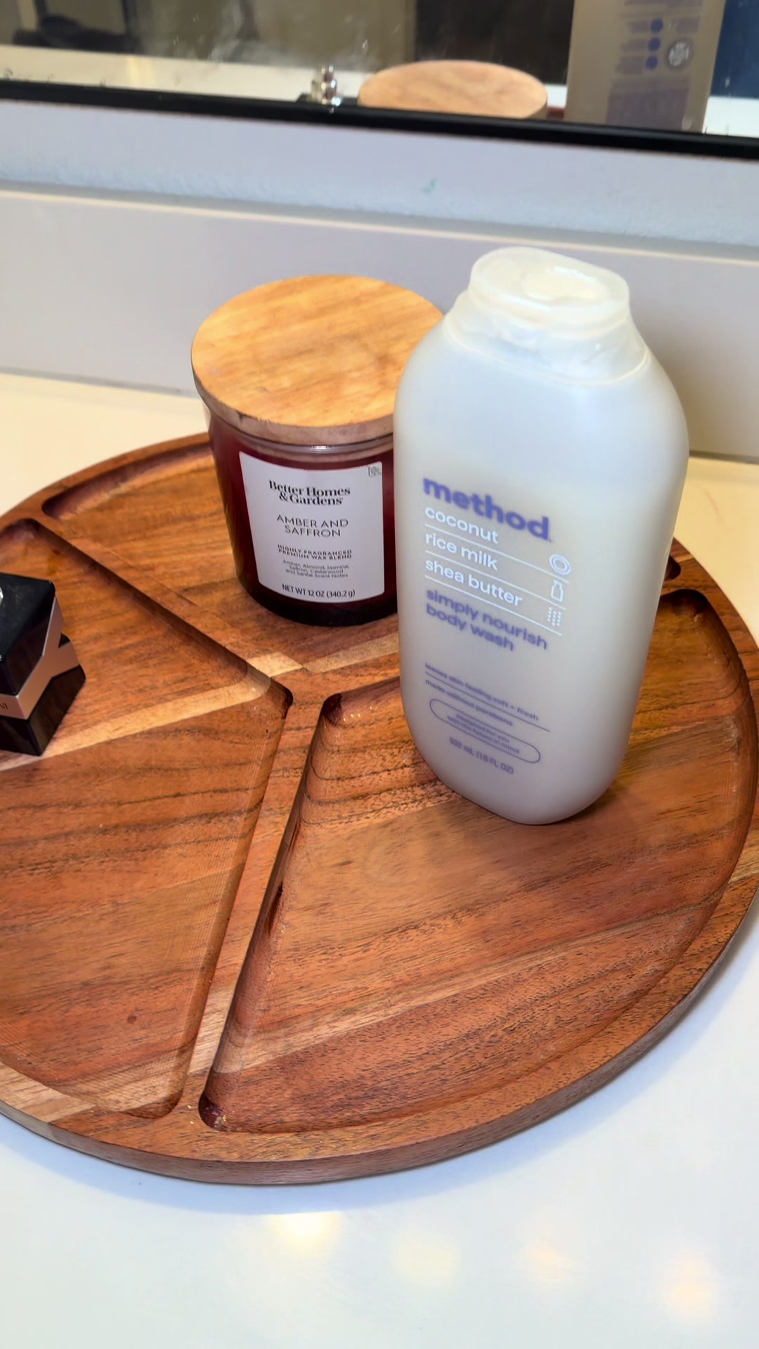 A random Walmart trip turned into a new shower routine favorite 🧼🤎 The Method Coconut, Rice Milk & Shea Butter body...
