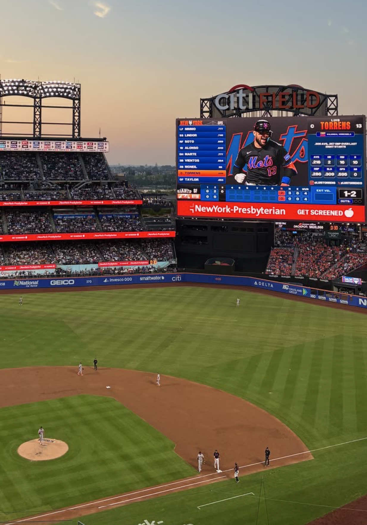 First of many @New York Mets game! Let’s go Mets!! #fyp #nymets #metsgame #citifeild #govball