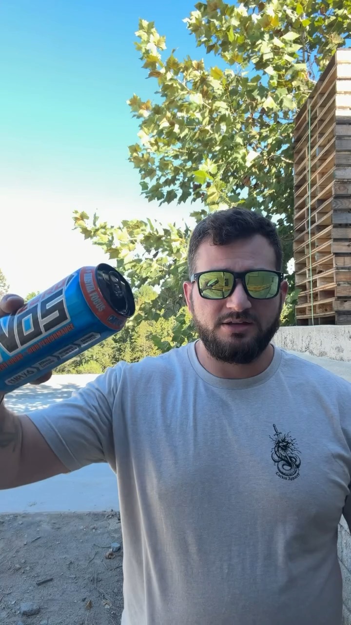 Tradesman Nutrition Energy Drink ad steel